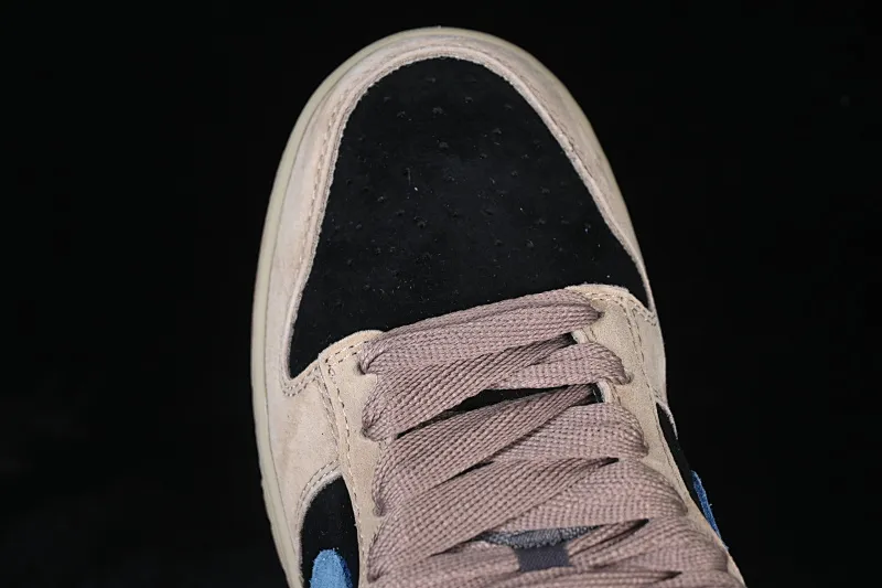 All categories Nk SB Dunk series Nk SB Dunk Low low-top sneakers Nike SB Dunk Low khaki black and blue hook low-top casual sneakers HJ0367-200